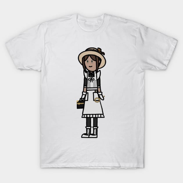 Lady-in-waiting Cartoon T-Shirt by gagimas